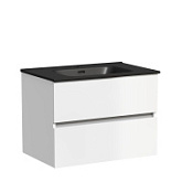 Тумба с раковиной Sancos Urban 70 UR70W белый/черный