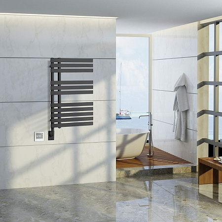 Полотенцесушитель электрический Boheme Venturo 721-B 93,8х50 см черный