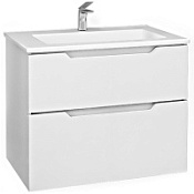 Тумба с раковиной Jorno Slide Sli.01.75/P/W 75 подвесная, белый