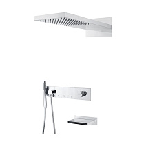 Душевой комплект Boheme Zodiac 132-2-CR для душа, с изливом, хром