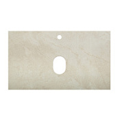 Столешница BelBagno KEP-80-MCO 80 с отверстием под смеситель Marmo Crema Opaco