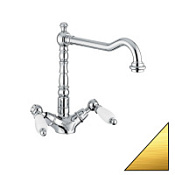 Смеситель Emmevi Deco Ceramic 121617OR для кухонной мойки, золото