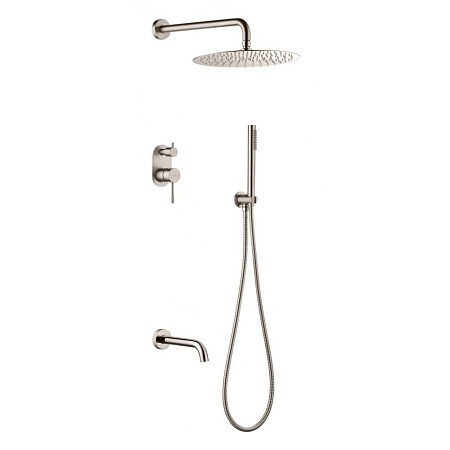 Верхний душ Boheme Uno 422-NB никель брашированный