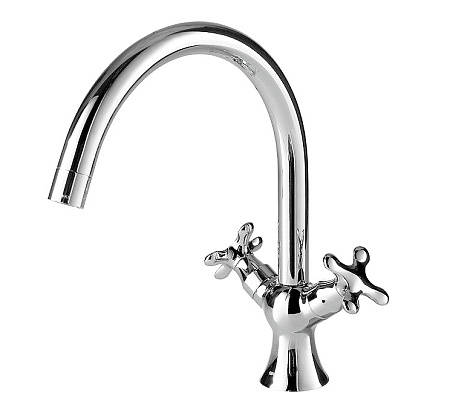 Смеситель Bravat Summer Rain F777111C  для кухни с высоким Р-изливом 