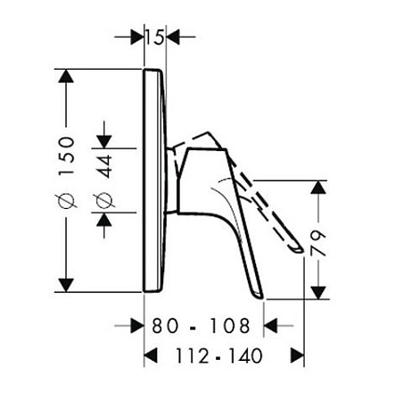 Смеситель Hansgrohe Focus 31964000 для душа, хром