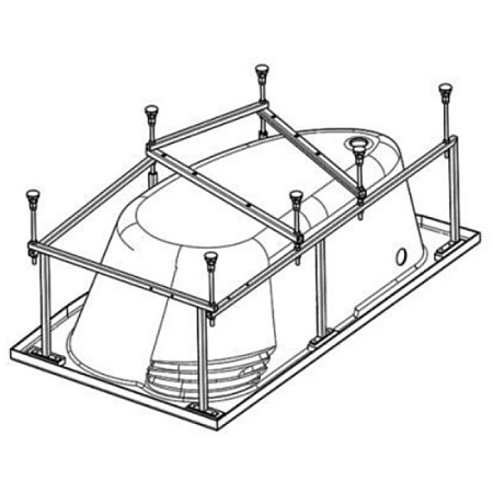 Монтажный комплект Roca Welna 24F186000 160х100