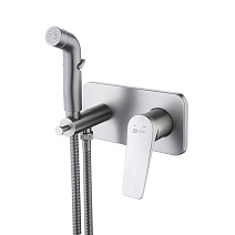 Гигиенический душ со смесителем Lemark Bronx LM3720GM графит