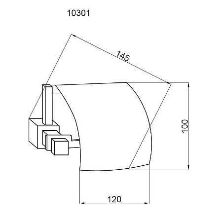 Держатель туалетной бумаги Boheme Venturo 10301 с крышкой, хром