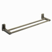 Полотенцедержатель WasserKRAFT Exter K-5240 63 двойной, светлая бронза