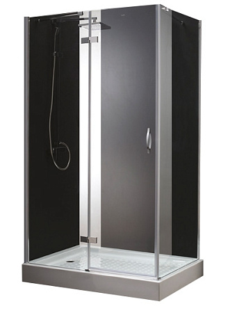 Душевой уголок Cezares Bergamo AH1 90/100 C Cr L