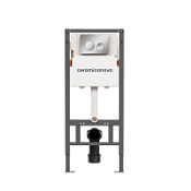 Инсталляция Ceramica Nova Balance/Circle CN121001CH с кнопкой смыва, хром Инсталляция Ceramica Nova Balance/Circle CN121001CH с кнопкой смыва, хром