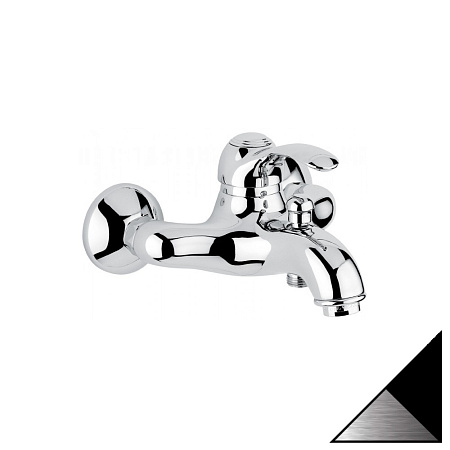 Смеситель Emmevi Harmony 22001NC для ванны, черный/хром