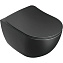 Унитаз подвесной Ravak Uni Chrome X01794 черный матовый - фото 1