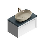 Тумба с раковиной Kerama Marazzi Modula MO.80.1+1\WHT 80 1 ящик, белый глянцевый Тумба с раковиной Kerama Marazzi Modula MO.80.1+1\WHT 80 1 ящик, белый глянцевый