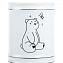 Стакан Fixsen Teddy FX-600-3 белый - фото 1