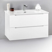 Тумба c раковиной BelBagno Etna ETNA39-800/390-2C-SO-BL-P 80 Bianco Lucido
