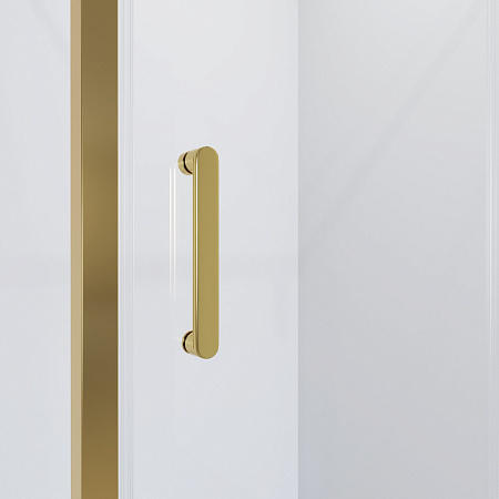 Душевой уголок Niagara Nova NG-43-10AG-A80G 100x80x190 стекло прозрачное/профиль холодное золото