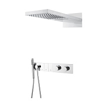 Душевой комплект Boheme Zodiac 133-CR для душа, с термостатом, хром