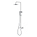 Душевая стойка Boheme Stick 128-WCR.2 ручка Touch, белый/хром