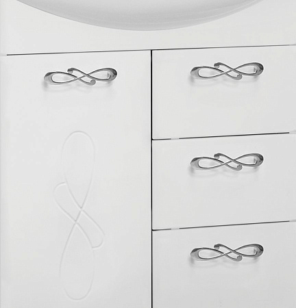 Тумба под раковину Style Line Венеция 65 3 ящика, белый