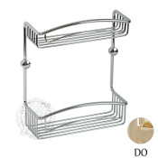 Полка-решетка с галереей Migliore Complementi 22050 двойная