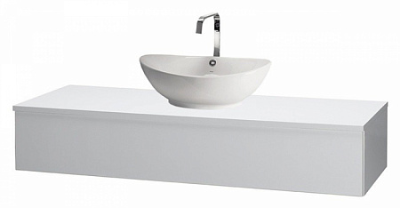 Тумба с раковиной Dreja Top 120 белый глянец