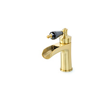 Смеситель Boheme Vogue 201-BSW для раковины, бронза/черный Swarovski