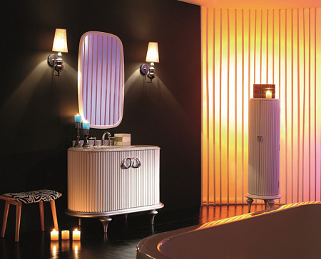 Шкаф-пенал Tessoro Rivoli TS-RI912-S-W/G 45 белый/цоколь с ножками золото