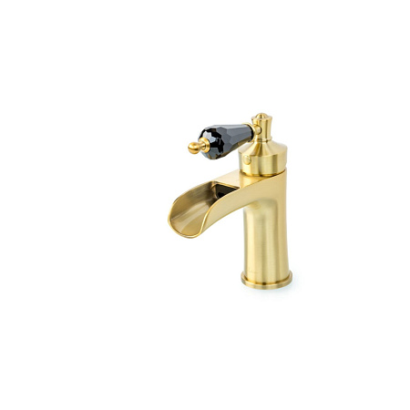 Смеситель Boheme Vogue 201-BSW для раковины, бронза/черный Swarovski