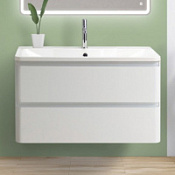 Тумба с раковиной BelBagno Albano ALBANO-900-2C-SO-BL 90 подвесная, Bianco Lucido