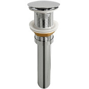 Донный клапан Ceramica Nova CN2000CH с системой "клик-клак" без перелива, хром