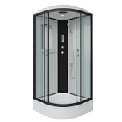 Душевая кабина Niagara Classic NG-6702-14P 100x100x215 стекло прозрачное/профиль черный