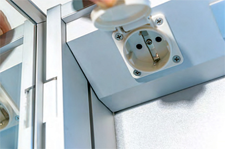Шкаф-зеркало BelBagno SPC-3A-SL-BL-1200