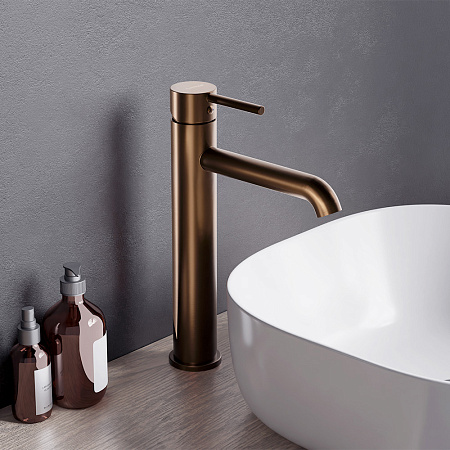 Смеситель Damixa Scandinavian Pure 360250500 для раковины, розовое золото