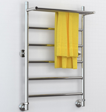 Полотенцесушитель водяной Стилье Универсал-54 80х60 с полкой, хром