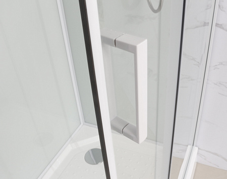 Душевая кабина Frank F400М White 100x100x220 белый