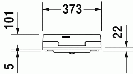 Чаша для унитаза подвесного Duravit ME by Starck 2528590000 SensoWash