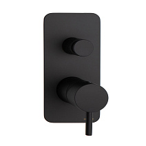 Смеситель IB Rubinetterie MilanoTorino EMT310NP для ванны с душем, черный матовый