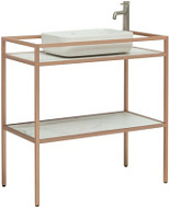 Консоль с раковиной Allen Brau Liberty 1.33004.60 90 медь браш