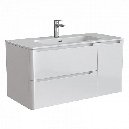 Тумба с раковиной IDDIS Edifice EDI10W1i95K белый