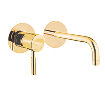 Смеситель для раковины Webert Rimini RI830606794 золото матовое