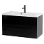 Тумба под раковину BelBagno Marino MARINO-800-2C-SO-NL-P 80 nero lucido - фото 4