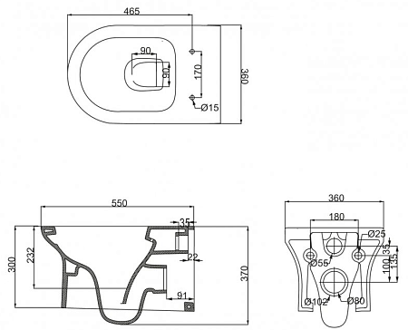 Унитаз подвесной BelBagno Vella-R BB620WHR белый
