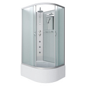 Душевая кабина Niagara Classic NG-2310-14LBKTG 120x80x210 стекло матовое/профиль серебро