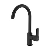 Смеситель IDDIS Cuba CUBBLFJi05 для кухонной мойки, черный