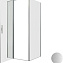 Душевой уголок Allen Brau Priority 3.31026.BA + 3.31044.BA 90x90 серебро браш - фото 2