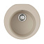 Кухонная мойка Omoikiri Miya 50R-BE 49x50.5x21 ваниль - фото 1