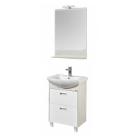 Мебель для ванной Aquaton Бекка 1A196601BAC20 60 белый/дуб сомерсет