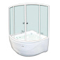 Шторка для ванны Радомир Катрин 145х145х160 прозрачное стекло