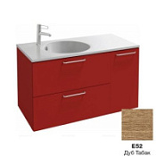 Тумба с раковиной Jacob Delafon Odeon Rive Gauche EB2544-R9-E52 100 дуб табак Тумба с раковиной Jacob Delafon Odeon Rive Gauche EB2544-R9-E52 100 дуб табак